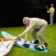 Windsurfer van 70 met knieklachten